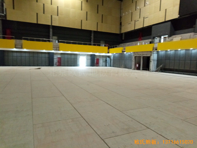 江蘇揚州市廣陵區體操館運動地板施工案例2