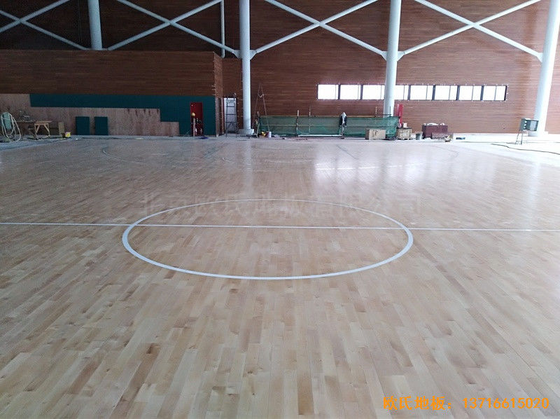 深圳南山區體育文化公園運動木地板鋪設案例5