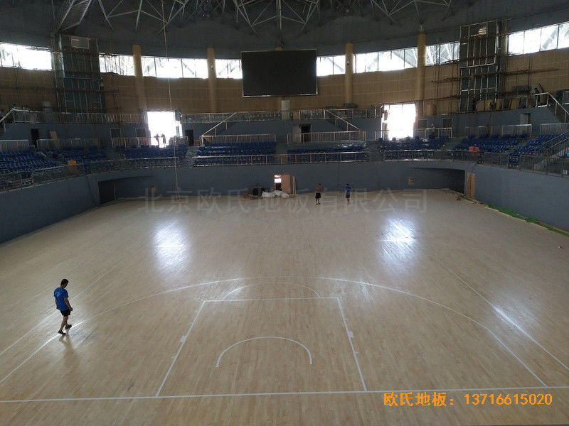 湖南黃花坪體育館運動地板鋪裝案例5