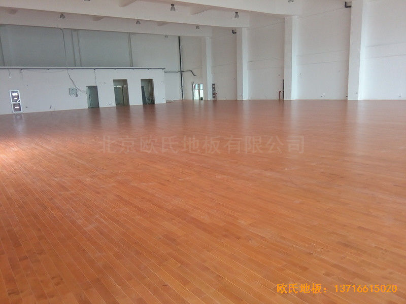 南京浦口區復興小學運動館運動地板施工案例5