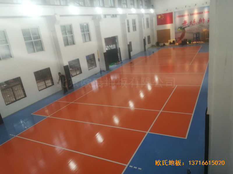 南昌赤練排球館體育地板鋪設案例5