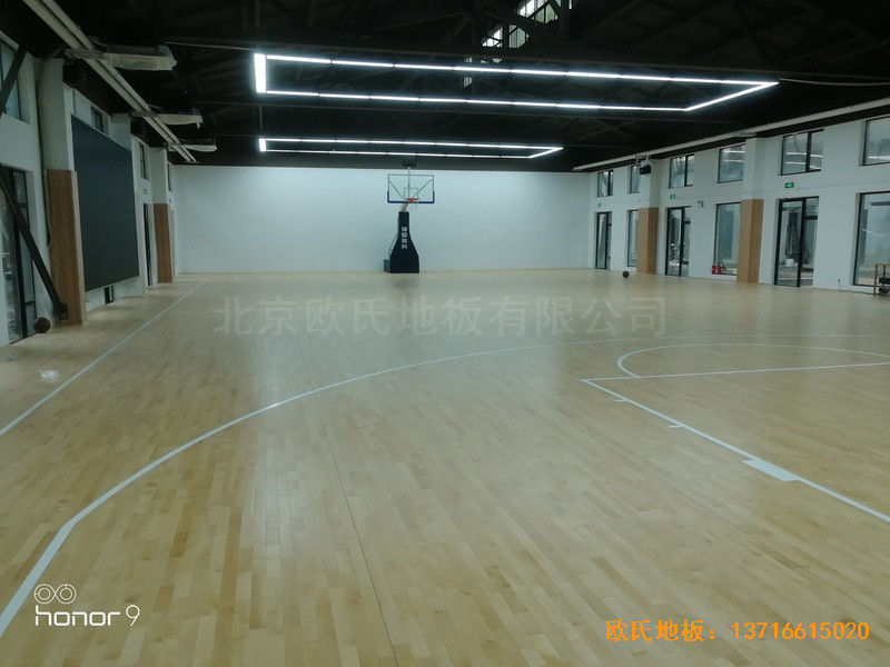 上海江楊南路485號攻守道場運動木地板安裝案例4