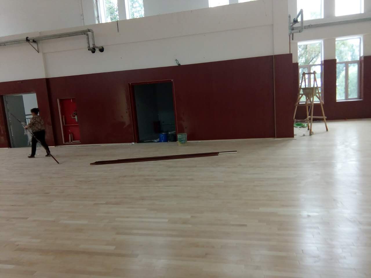 濱州南海小學籃球館項目安裝流程