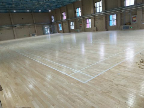 體育館運動木地板安裝施工，這些事不能做