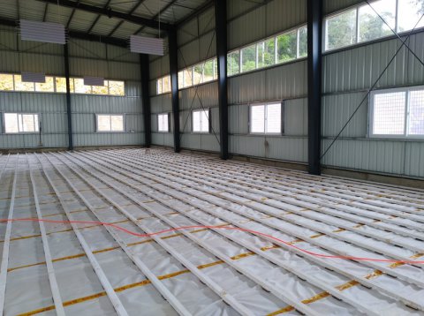巴布亞新幾內亞羽毛球館施工案例