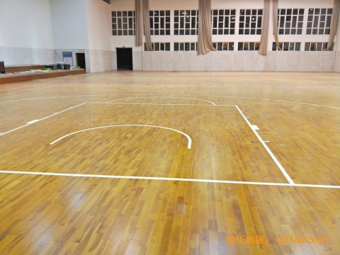 江蘇宿遷消防支隊籃球館運動木地板鋪