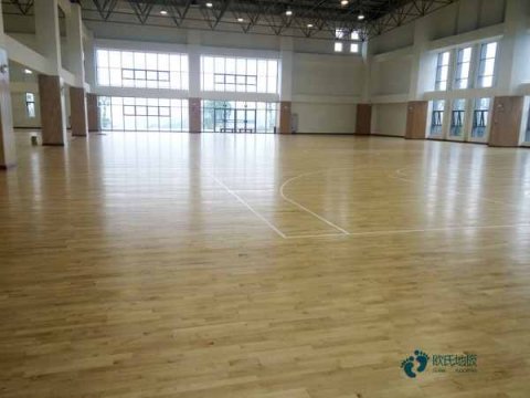 運(yùn)動(dòng)木地板安裝顏色