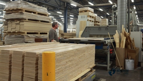 中學籃球木地板施工步驟2